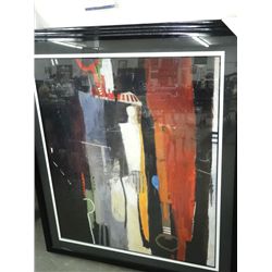 Framed Abstract Art "Man In Doorway" - Priced @ $479.00