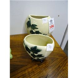 Glazed Pottery Vases (2)