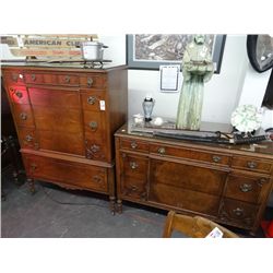 Mahogany Chest (With Cedar Chest Drawer) & Dresser