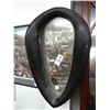 Image 1 : Framed Leather Ox Collar Mirror