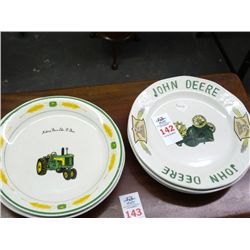 6 John Deere Collector Plates - 6 Times the Money