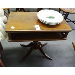 Mahogany 2 Tier Side Table - Some Finish Scratches