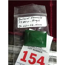 Loose Stone Natural Emerald 77.80 Ct.