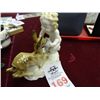 Image 1 : German Marked Porcelain Cherub & Deer