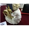 Image 2 : German Marked Porcelain Cherub & Deer