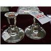 Image 1 : Sterling Candlestick Holders
