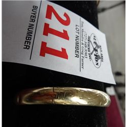 14 KG Floral Pattern Bangle Bracelet