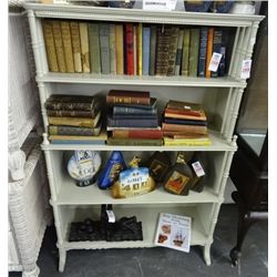 Rattan & Claw Foot Bookcase