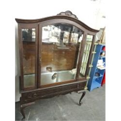 Mahogany High Boy Queen Ann Leg Curio