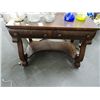 Image 1 : Mid Century Mahogany 2 Drawer Desk