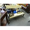 Image 1 : Carved Wood Cat Stenciled Accent Bench
