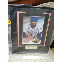 Ernie Banks Autographed Photo