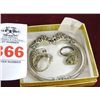 Image 1 : Sterling Double Lion Head Bangle & 2 Lion Head Ring