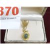 Image 1 : 14 KG Necklace w/Jade Pendant