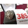 Image 1 : Sterling & Diamond Chip Ring