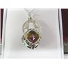 Image 2 : Odyssey Mystic Sapphire Estate Necklace - Marked .925