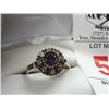 Image 2 : Floating Amethyst Ring - Marked .925