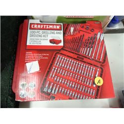 Craftsman 100 PC. Drilling & Driving Kit