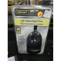 Defiant LED Outdoor Digital Timer