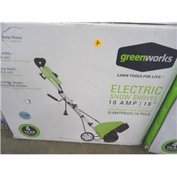 Greenworks Electric 10 Amp Snow Blower