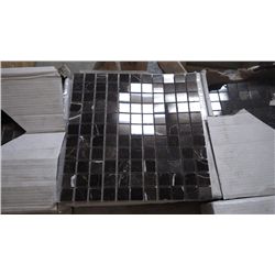 11 BOXES APPROX 99 PCS 12X12 NEW ST LAURANT 1" SAQUARE MOSAIC RETAIL 1777.00 AT 17.95 PER SQ FT