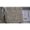 Image 1 : 22 BOXES 110 PCS12X12 DESERT GOLD 1"SQAURE MOSIAC RETAIL 1534.00 AT 13.95 PER SQ FT