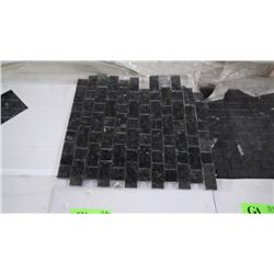 12 BOXES, 120 PCS, 12X12 BLUE PEARL GRANITE STAGGERED MOSAIC RETAIL 2394.00 AT 19.95 PER SQ FT