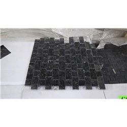 11 BOXES 110 PCS 12X12 BLUE PEARL GRANITE STAGGERED MOSIAC RETAIL 2194.00 AT 19.95 PER SQ FT