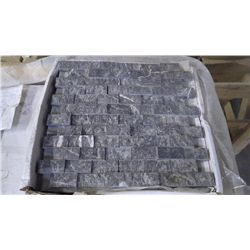 14 BOXES APPROX 98 PCS, 12X12 NEW ST LAURANT SPLITFACE MOSAIC RETAIL 1955.00 AT 19.95 PER SQ FT