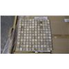 Image 1 : 15 BOXES APPROX 150 PCS 12X12 TRAVERTINE POLISHED 1" MOSAIC RETAIL 2842.00 AT 18.95 PER SQ FT