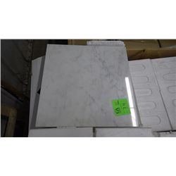 1 CRATE PLUS 30 PIECES, APPROX 150 PCS 18X18 STATUARY WHITE MARBLE RETAIL 8392.00 AT 37.30 PER SQ FT