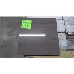1 CRATE, 360 PCS, 12X12 BROWN WOOD VEIN MARBLE TILE RETAIL 6462.00 AT 17.95 PER SQ FT