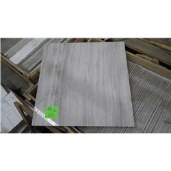 1 CRATE APPROX 90 PCS 24X24 LIGHT WOODRIDGE MARBLE TILE RETAIL 6655.00 AT 18.48 PER SQ FT