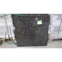 1 CRATE 90 PCS 24X24 UBATUBA GRANITE TILE RETAIL 7555.00 AT 20.99 PER SQ FT