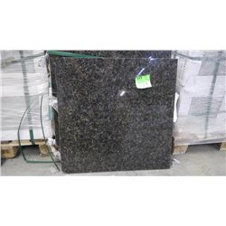 1 CRATE 90 PCS 24X24 UBATUBA GRANITE TILE RETAIL 7555.00 AT 20.99 PER SQ FT