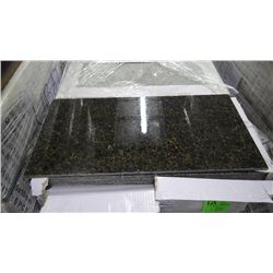 1 CRATE APPROX 342 PCS 12X24 UBATUBA GRANITE TILE RETAIL 14,346.00 AT 20.98 PER SQ FT