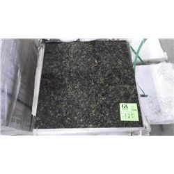 1 CRATE APPROX 132 PCS 18X18 UBATUBA GRANITE TILE RETAIL 6593.00 AT 33.30 PER SQ FT