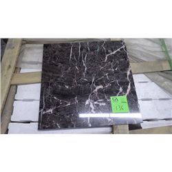 1 CRATE 120 PCS 18X18 DYNASTY BROWN MARBLE TILE RETAIL 4914.00 AT 27.30 PER SQ FT