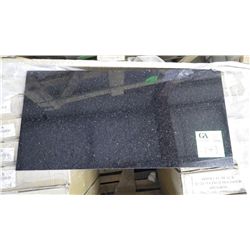 1 CRATE APPROX 125 PCS 12X24 ABSOLUTE BLACK GRANITE TILE RETAIL 5118.00 AT 20.48 PER SQ FT