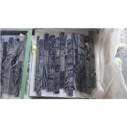 114 PCS 12X12 TREE BLACK MARBLE MINI PLANKING MOSAIC RETAIL 2160.00 AT 18.95 PER SQ FT