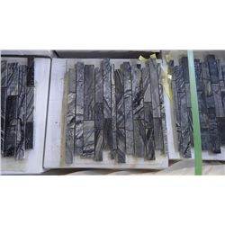 114 PCS 12X12 TREE BLACK MARBLE MINI PLANKING MOSAIC RETAIL 2160.00 AT 18.95 PER SQ FT