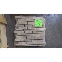 5 PCS 12X12 TAVERTINE HONED MINI PLANKING MOSAIC RETAIL 89.00 AT 17.95 PER SQ FT