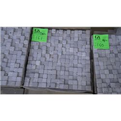 14 BOXES APPROX 70 PCS 12X12 DIMENSIONAL TRAVERTINE MOSAIC RETAIL 1256.00 AT 17.95 PER SQ FT