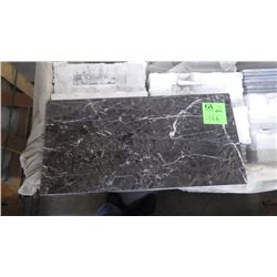 1 CRATE APPROX 80 PCS 12X24 BROWN DYNASTY MARBLE TILE RETAIL 2796.00 AT 17.48 PER SQ FT
