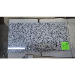 A CRATE APPROX 176 PCS 12X24 LUNA PEARL GRANITE TILE RETAIL 5447.00 AT 15.48 PER SQ FT