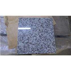 1 CRATE APPROX 360 PCS 12X12 LUNA PEARL GRANITE TILE 5022.00 AT 13.95 PER SQ FT
