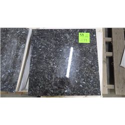 1 CRATE APPROX 105 PCS 18X18 BLUE PEARL GRANITE TILE RETAIL 4194.00 AT 26.63 PER SQ FT
