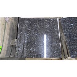 1 CRATE APPROX 180 PCS 18X18 BLUE PEARL GRANITE TILE RETAIL 7191.00 AT 26.63 PER SQ FT