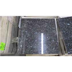 1 CRATE APPROX 180 PCS 18X18 BLUE PEARL GRANITE TILE RETAIL 7191.00 AT 26.63 PER SQ FT