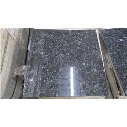 1 CRATE APPROX 180 PCS 18X18 BLUE PEARL GRANITE TILE RETAIL 7191.00 AT 26.63 PER SQ FT